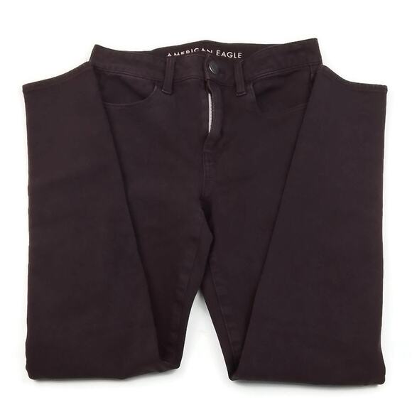 American Eagle Womens Jeans Sz 6 Purple Plum The‎ Hi Rise Jegging 360 Stretch - Picture 11 of 14